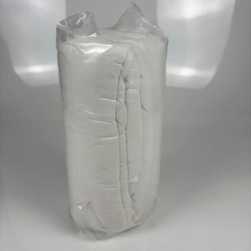 Amazon Basics Hypoallergenic Quilted Mattress Topper Pad - Full Size White